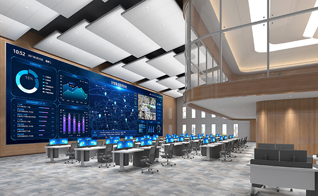 福建某市交通調度指揮中心